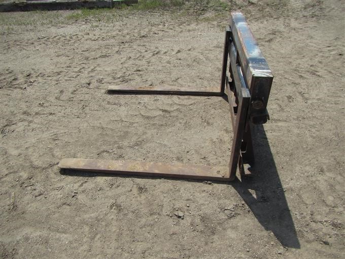 Pallet Forks W/Mustang Single Point Attachment BigIron Auctions