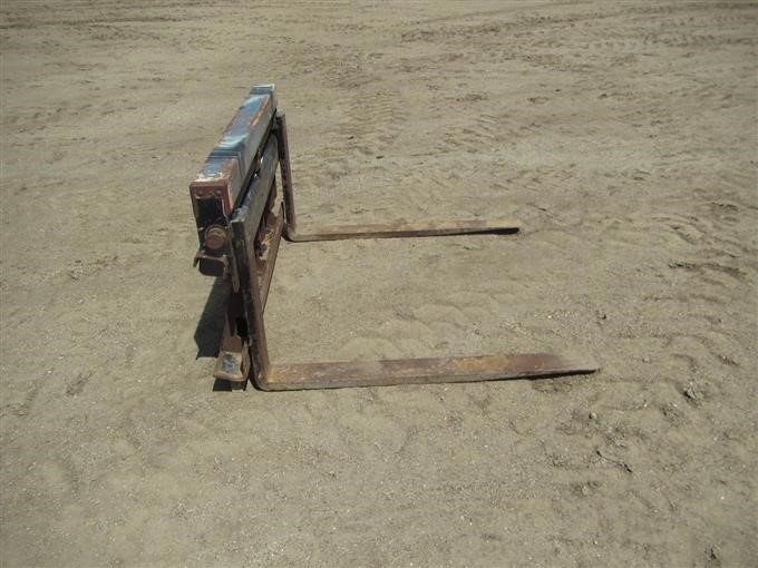 Pallet Forks W/Mustang Single Point Attachment BigIron Auctions