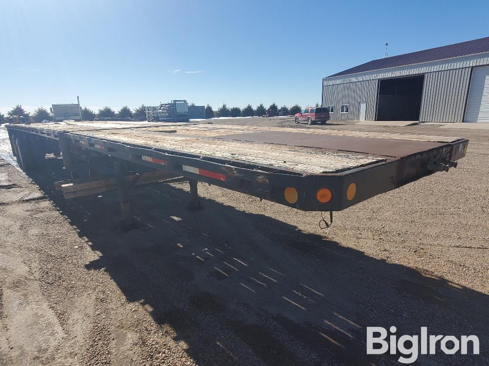 2001 Lufkin T/A Flatbed Trailer BigIron Auctions