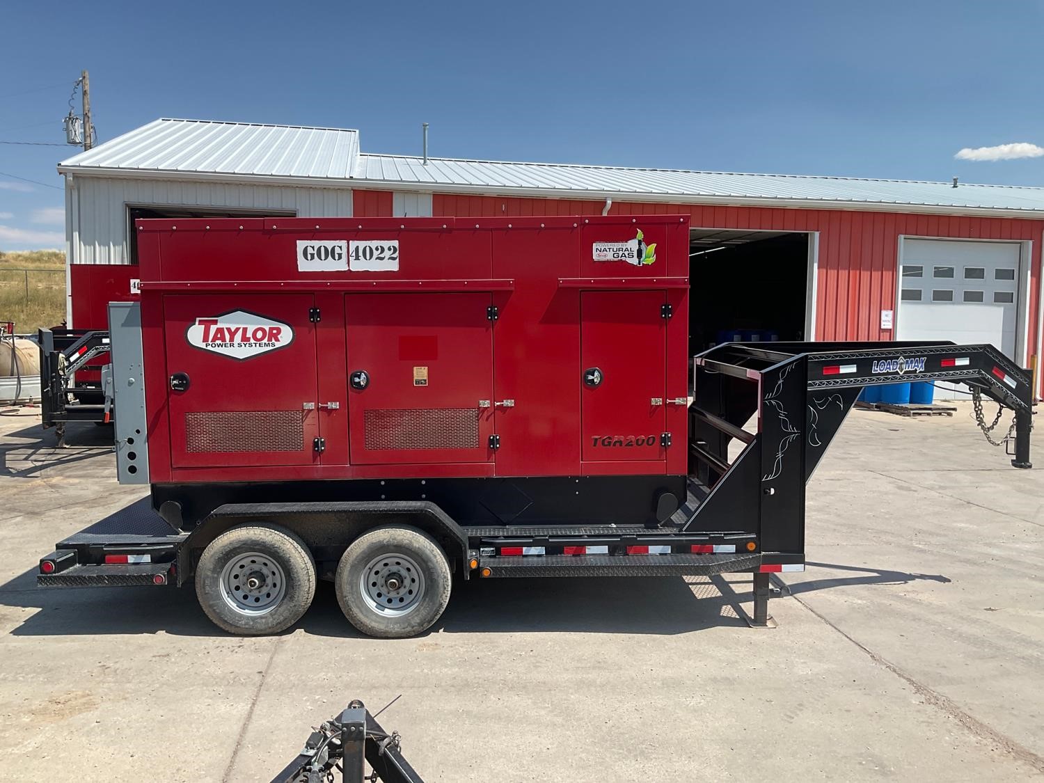 2014 Taylor TGR200 T/A G/N Trailer-Mounted Natural Gas Generator ...