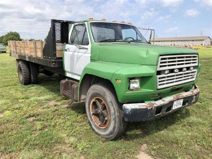 1981 Ford F600 Flatbed Truck Bigiron Auctions