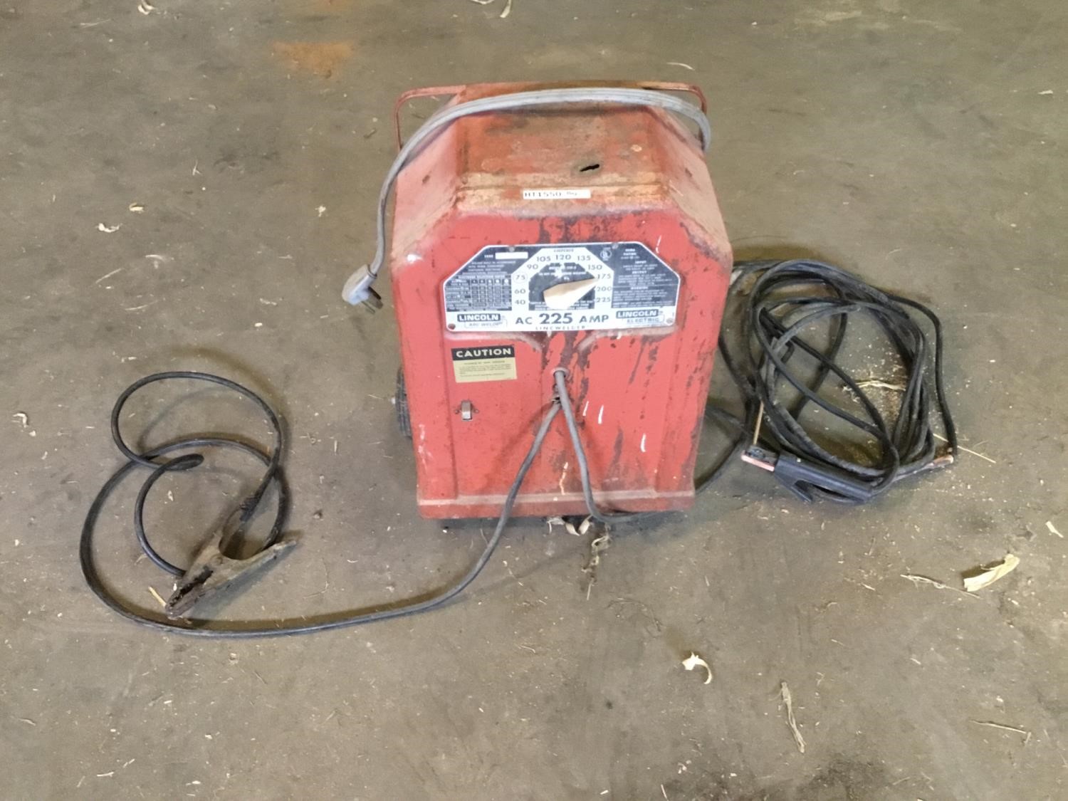 Lincoln 225 Amp Arc Welder Bigiron Auctions