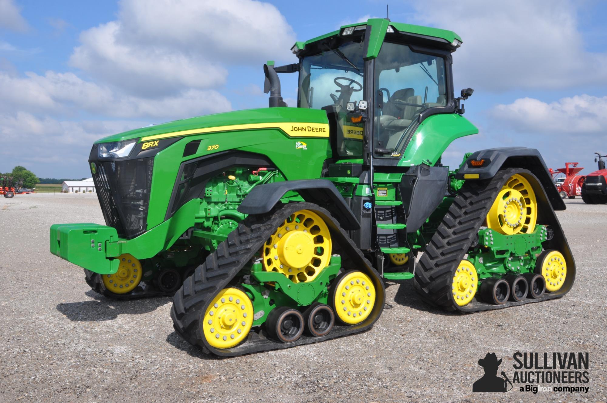 2021 John Deere 8RX 370 Track Tractor BigIron Auctions