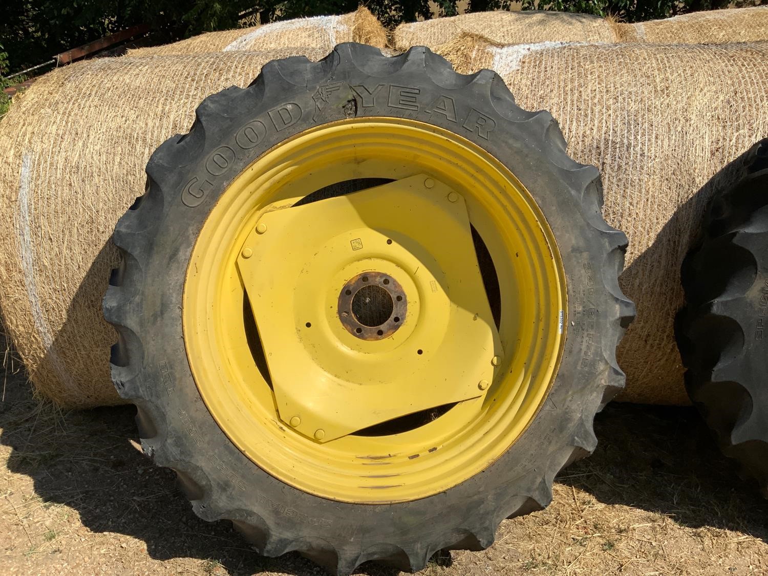 John Deere 340/85R46 Rims & Tires BigIron Auctions