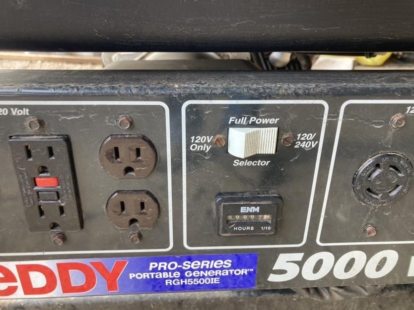 Reddy Pro-Series 5500 Portable Generator BigIron Auctions