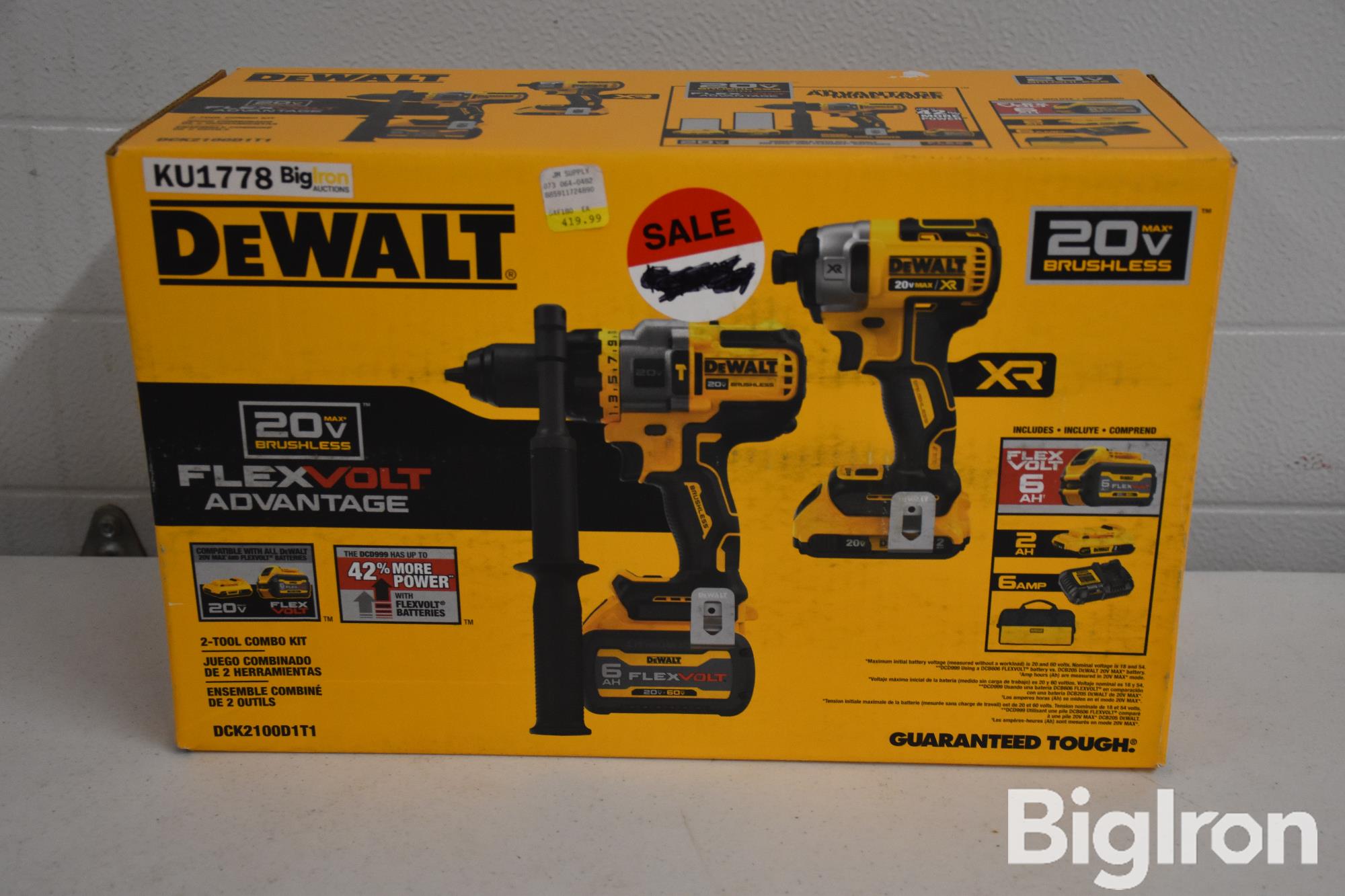 Dewalt Atomic Series 20v Combo 2 Tool Kit Bigiron Auctions