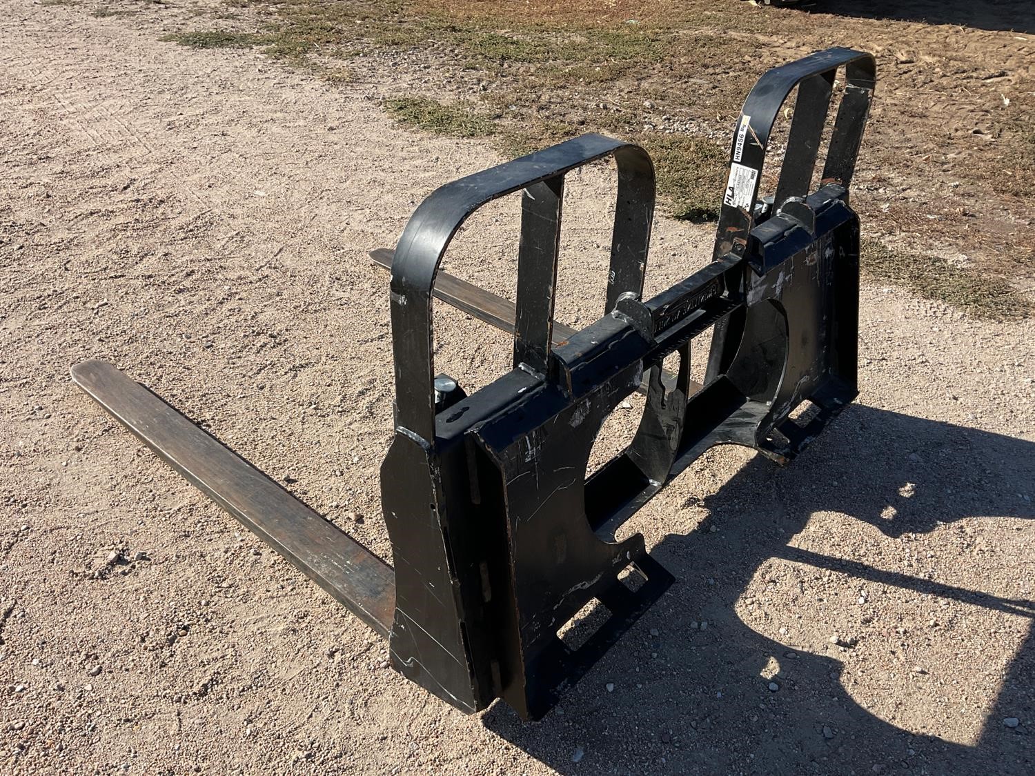 HLA 48” Skid Steer Pallet Fork Attachment BigIron Auctions