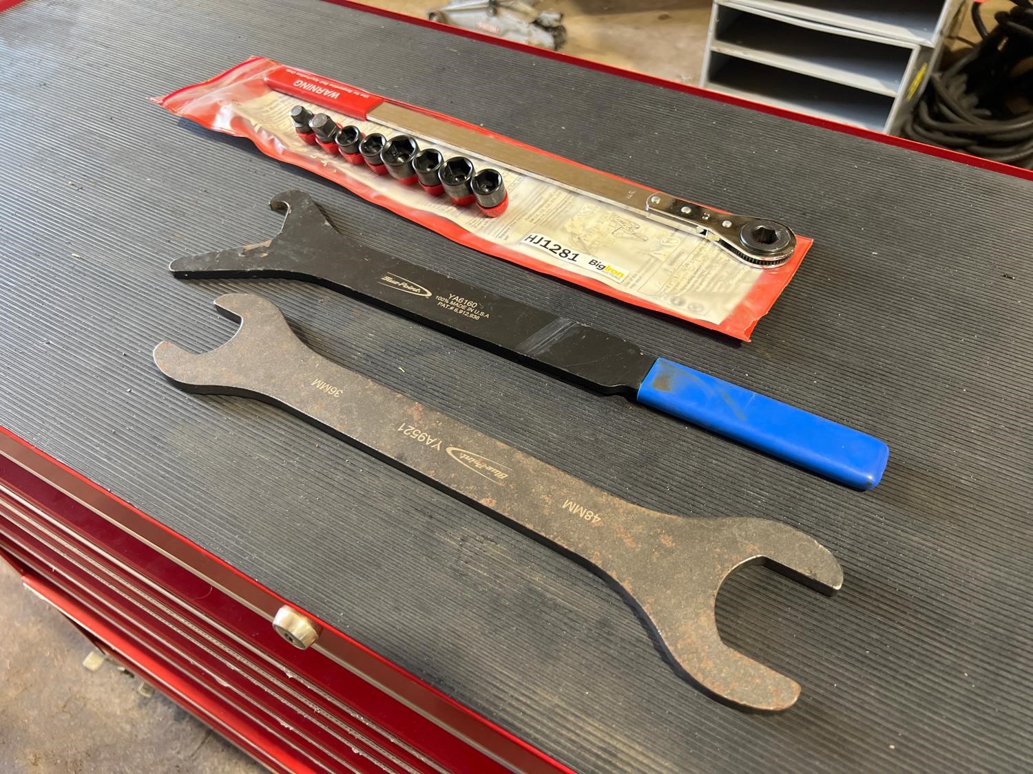 Snap-On / Blue Point Serpentine Belt Tool & Fan Clutch Wrenches BigIron ...