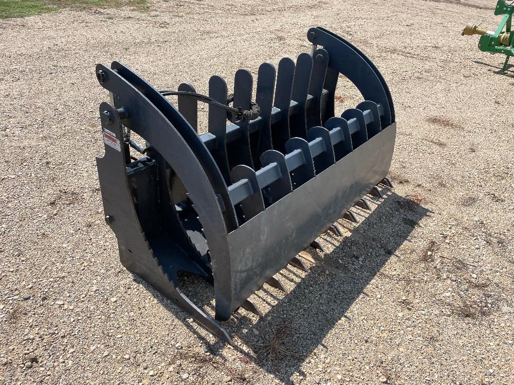 Jenkins Skid Steer Rock & Brush Grapple BigIron Auctions