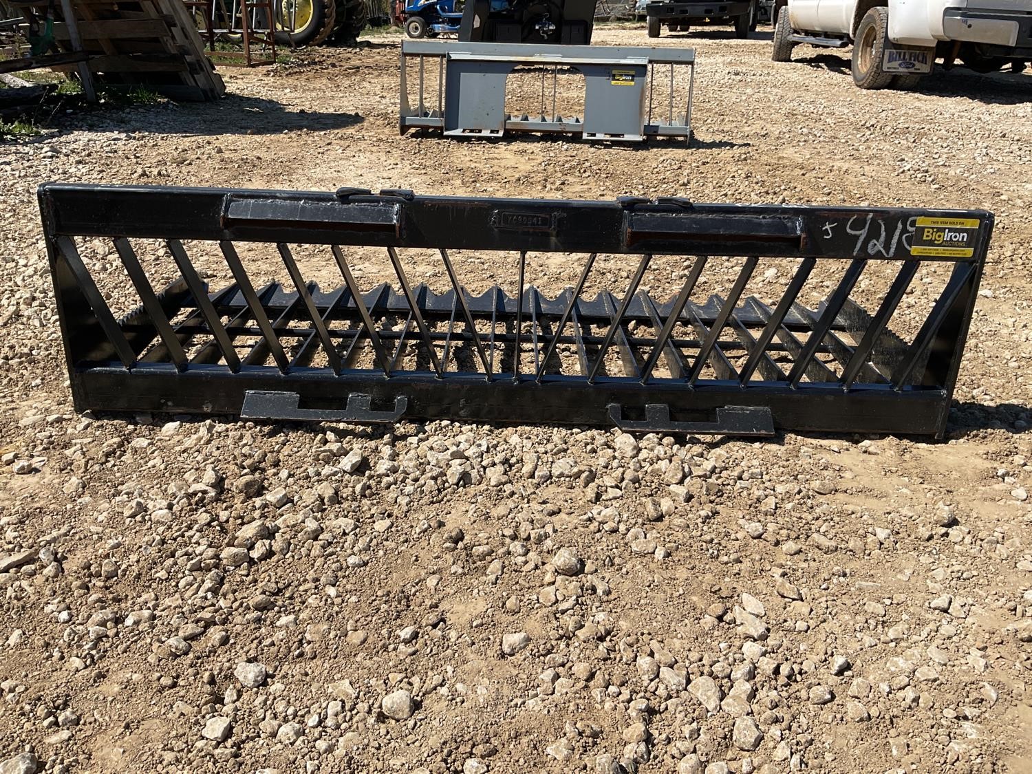 75” Rock Bucket Skid Steer Attachment BigIron Auctions