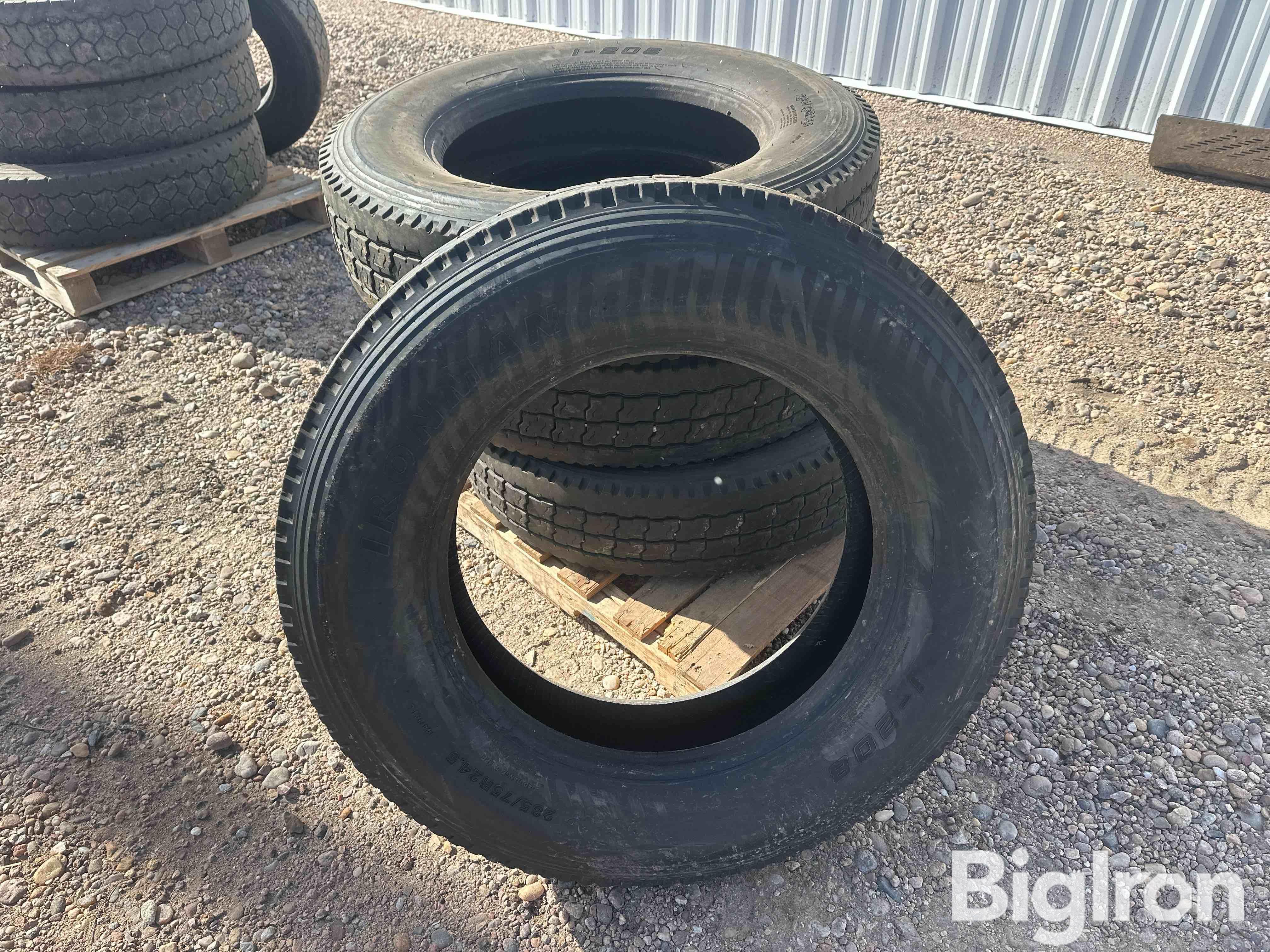 Ironman 285/75R24.5 Semi Truck Tires BigIron Auctions