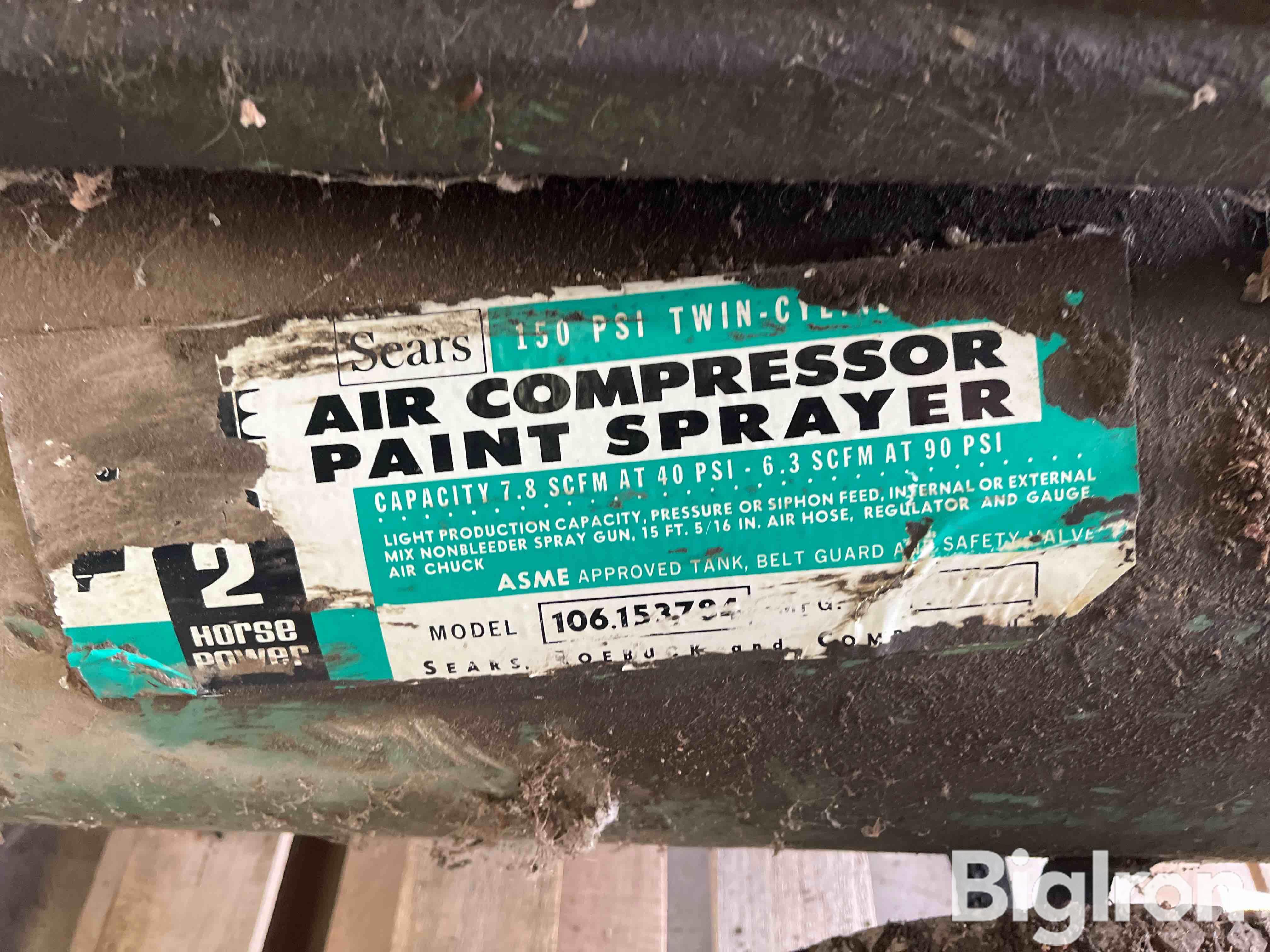 Sears Paint Sprayer Air Compressor