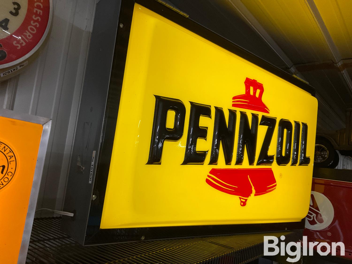 pennzoil sign