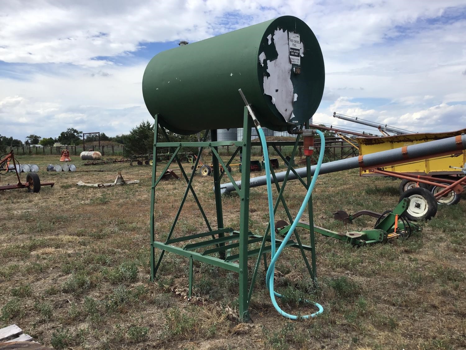 Diesel Fuel Tank And Stand Bigiron Auctions