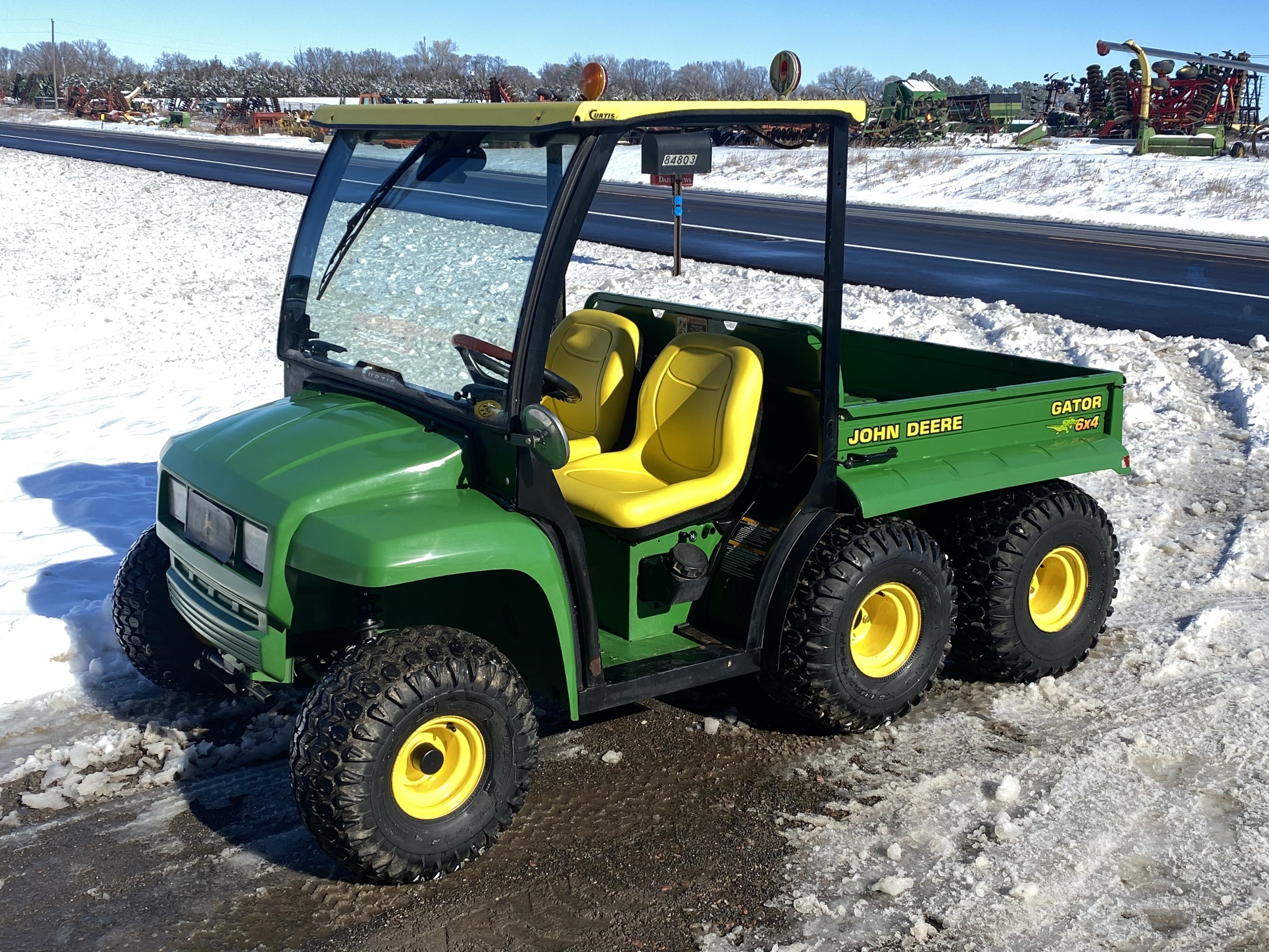 2004 John Deere Gator 6x4 Utv Fully Adjustable Front Dozer Blade Bigiron Auctions