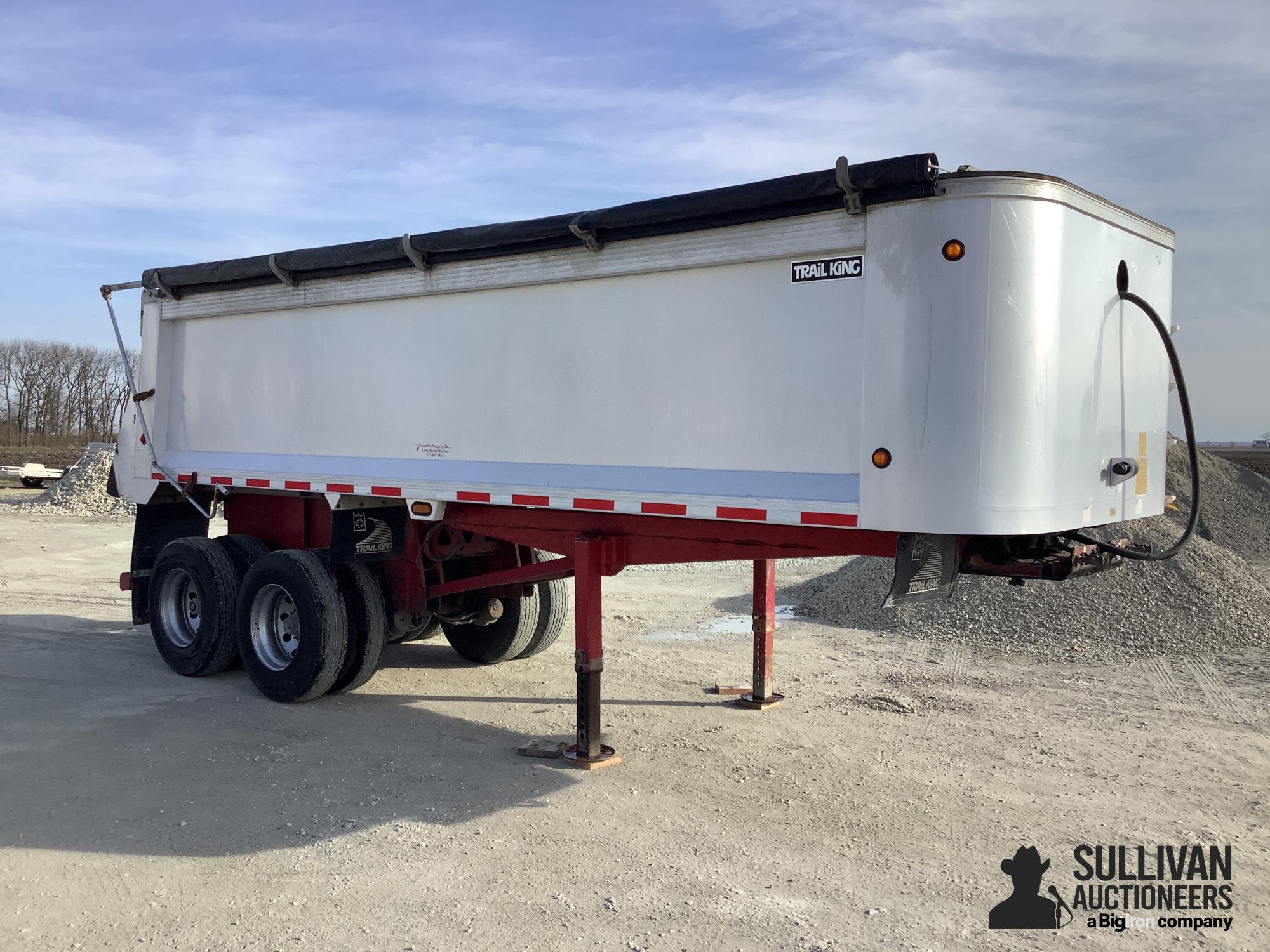 2007 Trail King 23' T/A Aluminum End Dump Trailer BigIron Auctions