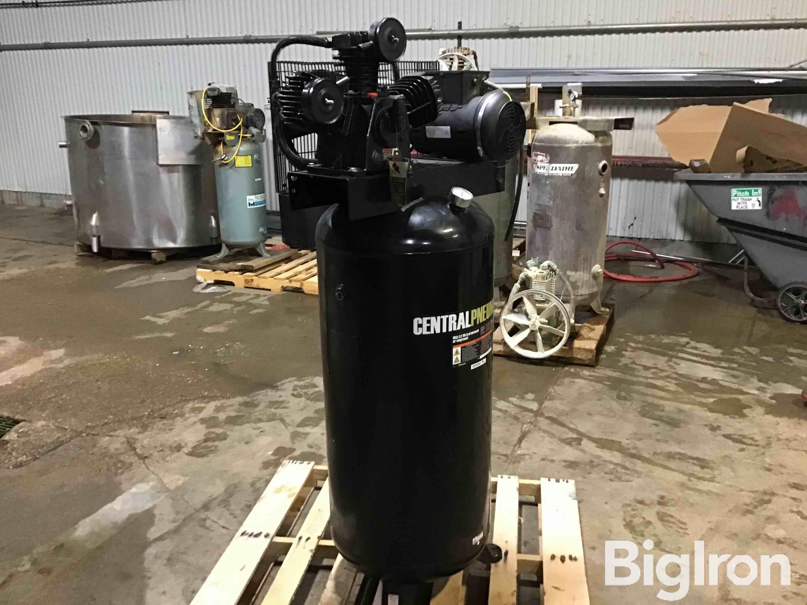 Central Pneumatic 60 Gallon Air Compressor BigIron Auctions