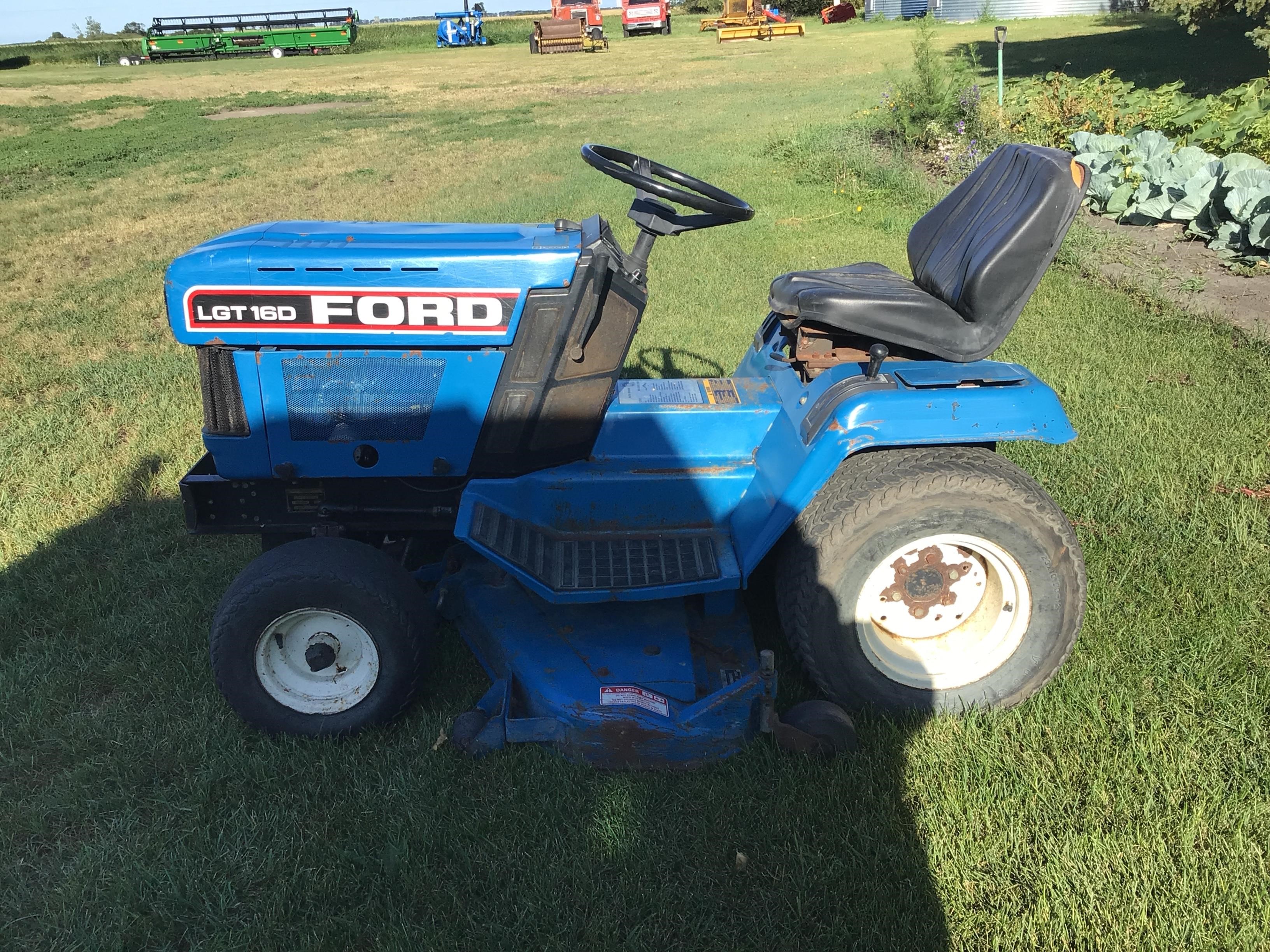 Ford LGT 16D Lawn Tractor W/Mower Deck BigIron Auctions