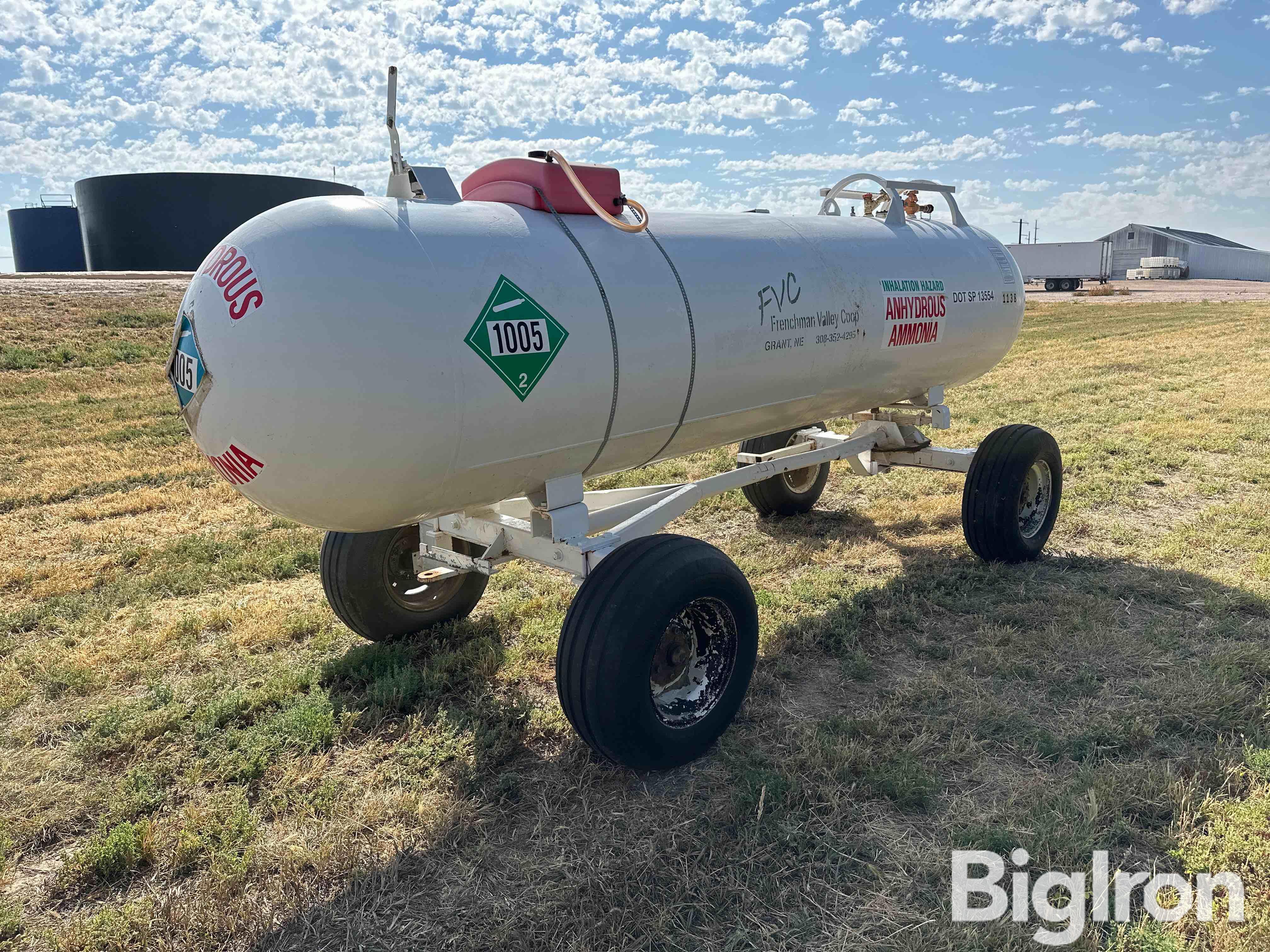 Trinity 1,000 Gallon NH3 Tank On Running Gear BigIron Auctions