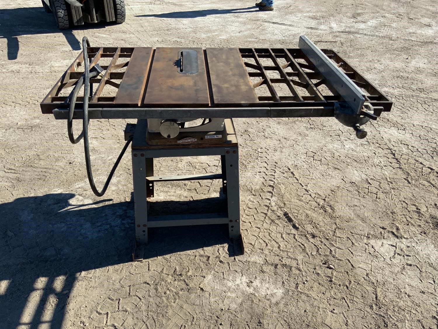 Craftsman 10” Table Saw BigIron Auctions