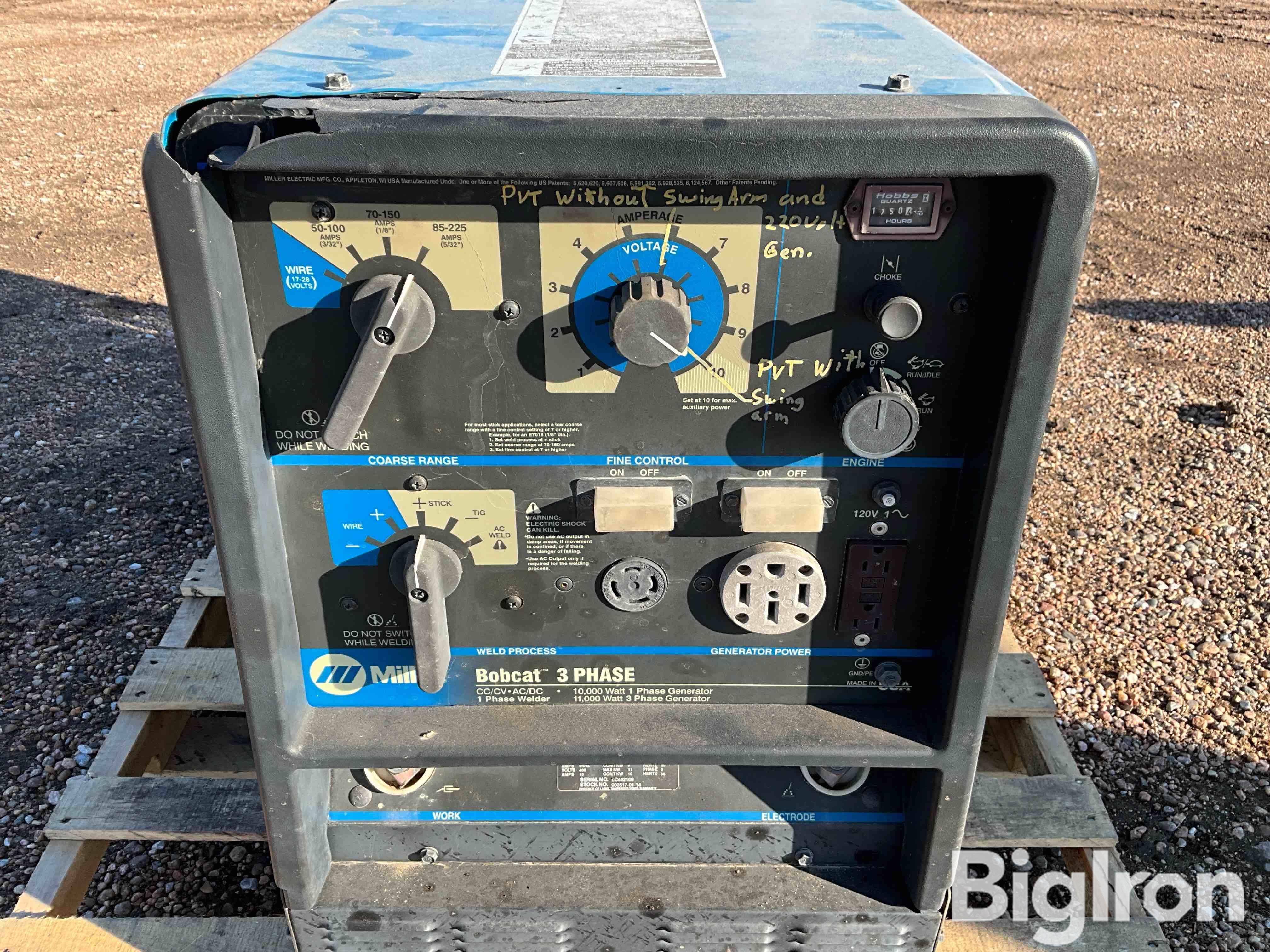 Miller Bobcat 3-Phase Welder/Generator BigIron Auctions