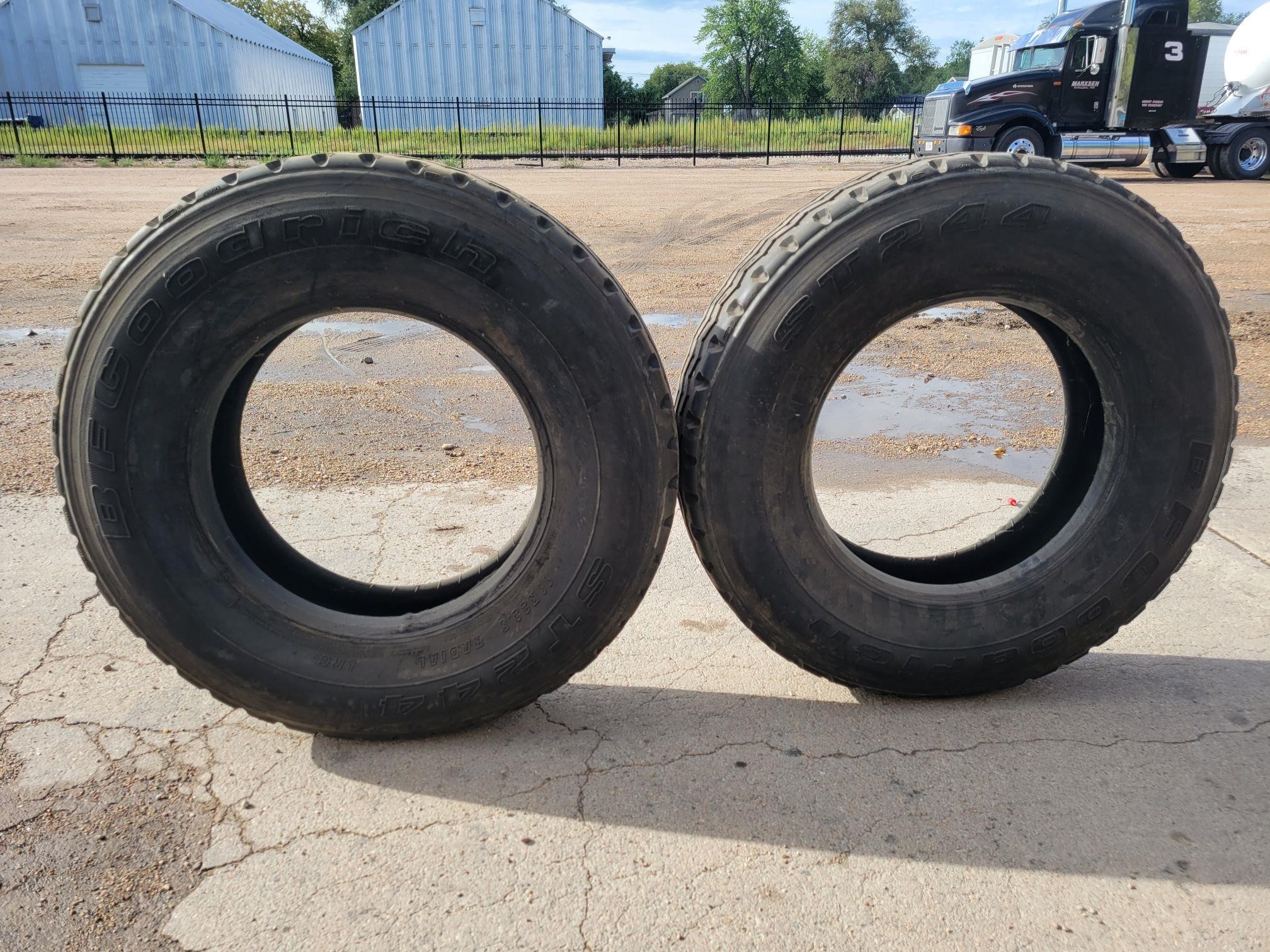 BF Goodrich ST244 Unused Recap 11R22.5 Tires BigIron Auctions