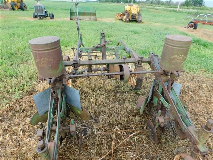 John Deere Antique Two Row Lister Planter BigIron Auctions