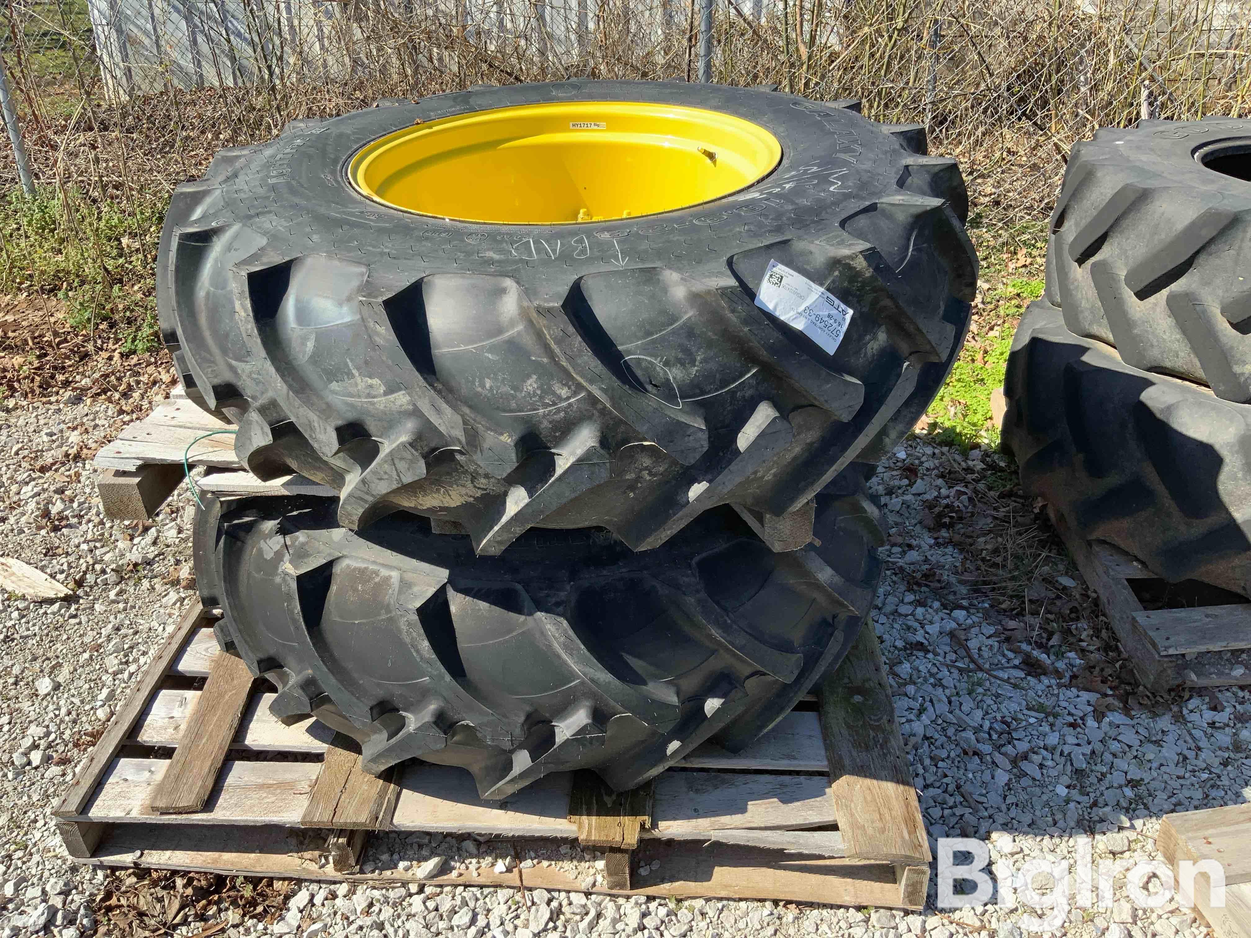 John Deere 8 Lug 16.9-28 Tire & Wheel BigIron Auctions