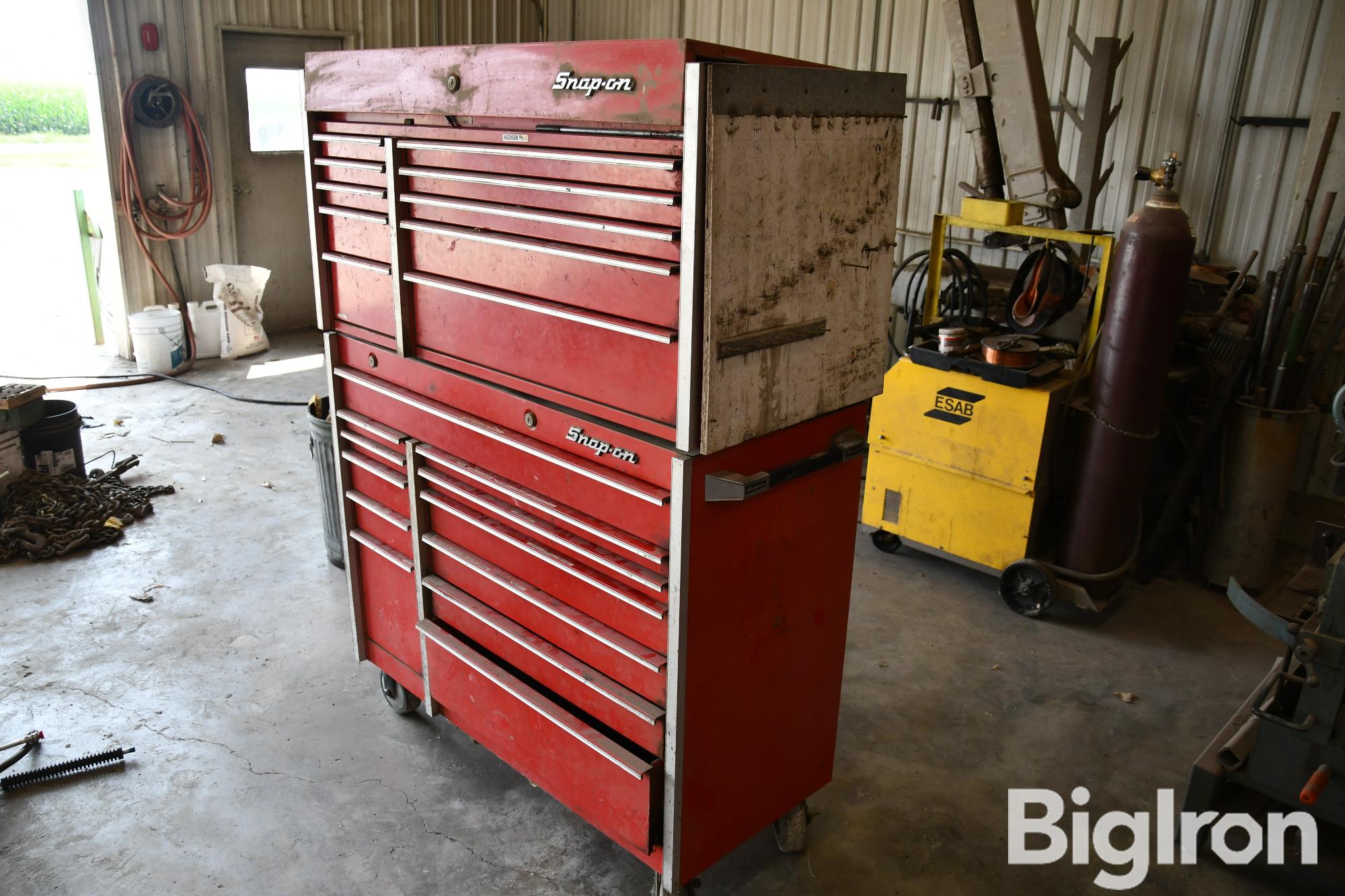 Sold at Auction: Antique Wooden Tool Box w/Contents.