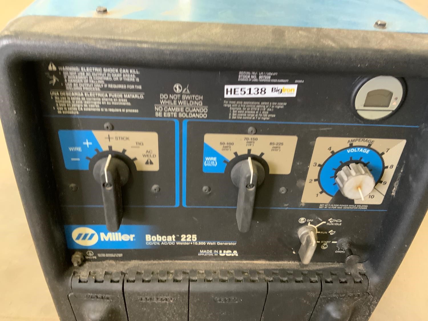 2009 Miller Bobcat 225 Welder Generator BigIron Auctions