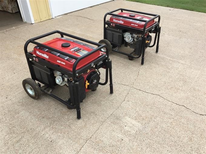 2006 Homelite HG6000 2 Portable Generators BigIron Auctions