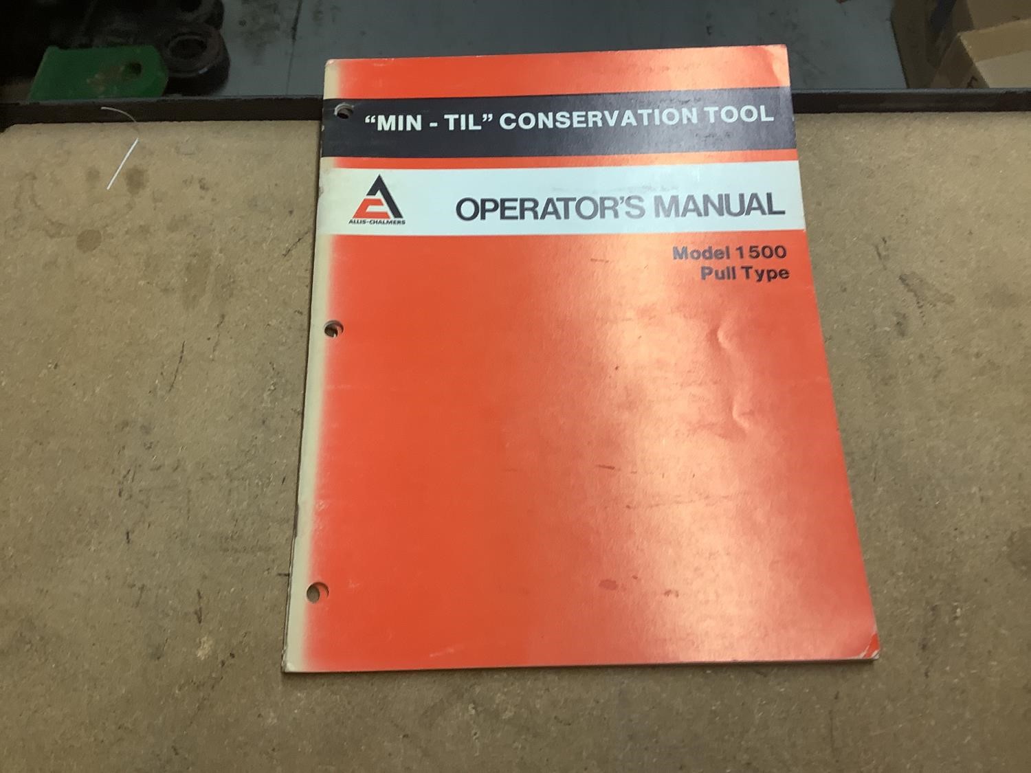 Allis-Chalmers Operators Manual BigIron Auctions