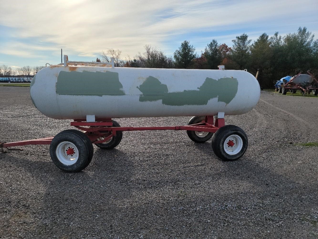 1000 Gallon Ammonia Tank W/cart BigIron Auctions