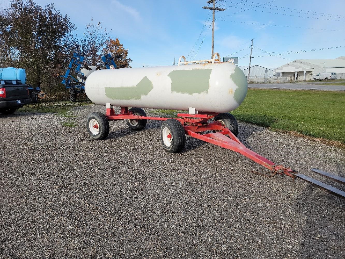 1000 Gallon Ammonia Tank W/cart BigIron Auctions