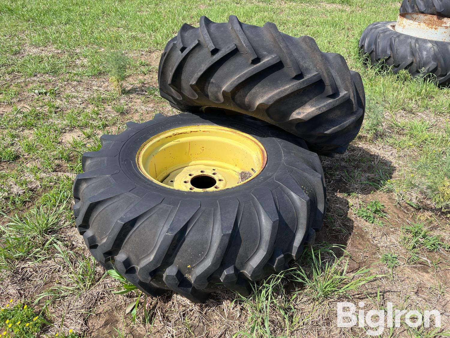 18.4-26 Tires & 8-bolt Wheels BigIron Auctions