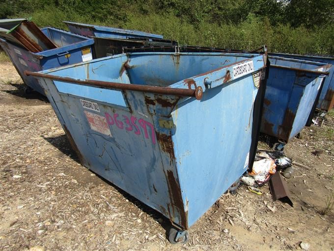 2 Cubic Yard Rear Load Dumpsters BigIron Auctions