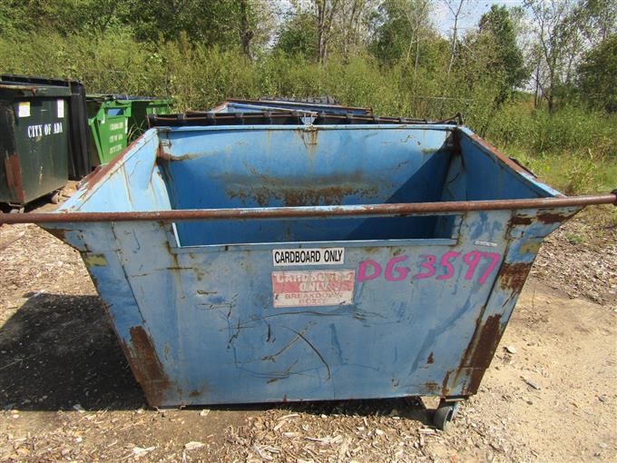 2 Cubic Yard Rear Load Dumpsters Bigiron Auctions