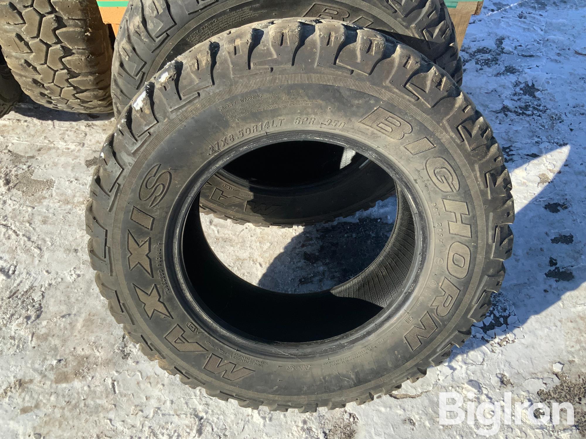 Bighorn Maxxis 27x8.50R14LT Gator Tires BigIron Auctions