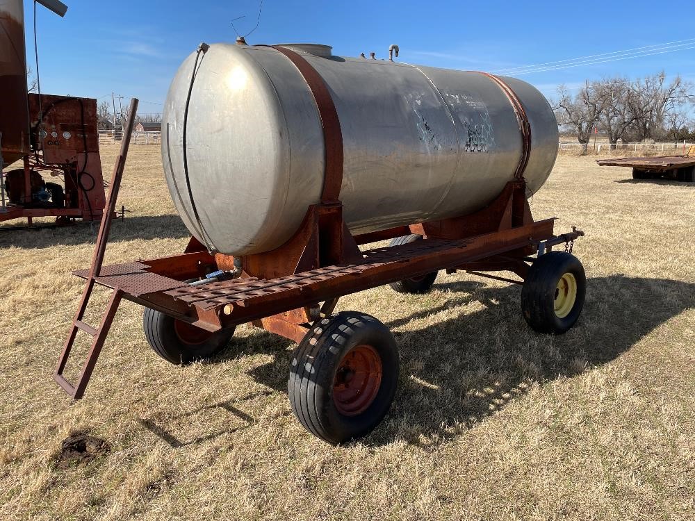 Nurse Tank Trailer W/1000-Gallon Tank BigIron Auctions