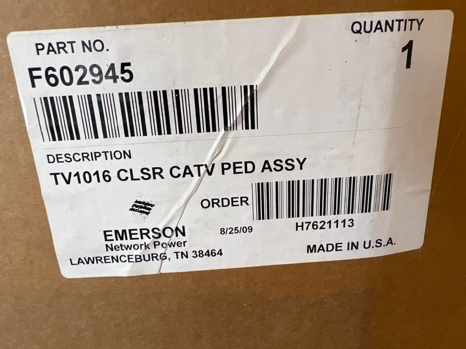 Emerson CATV PED Assemblies BigIron Auctions