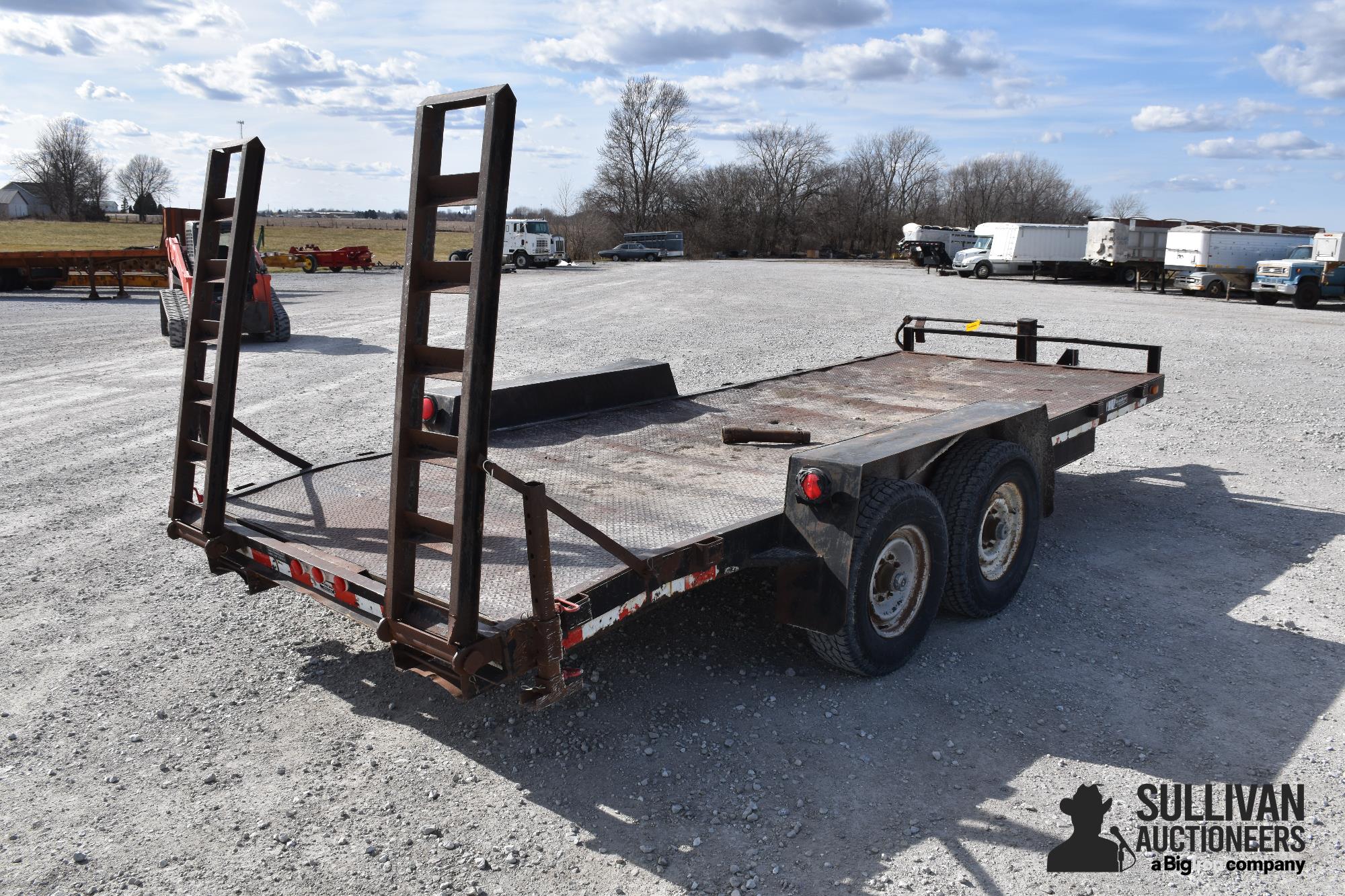 1998 MacLander 18' T/A Flatbed Trailer BigIron Auctions