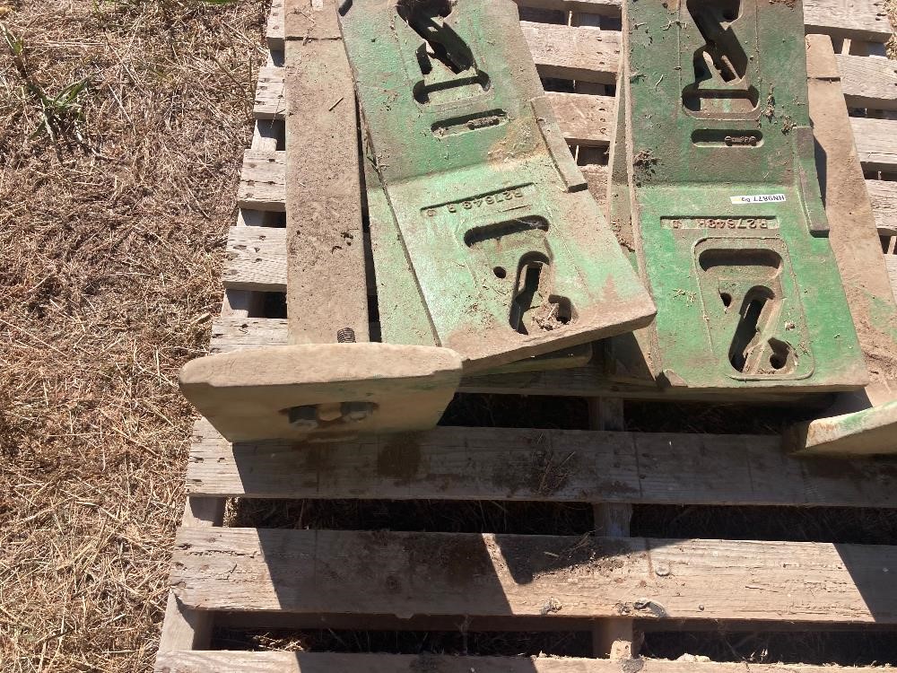 John Deere Slab Weights W/ Mounting Brackets BigIron Auctions