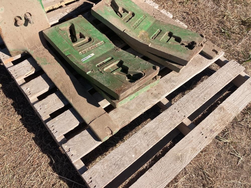 John Deere Slab Weights W/ Mounting Brackets BigIron Auctions