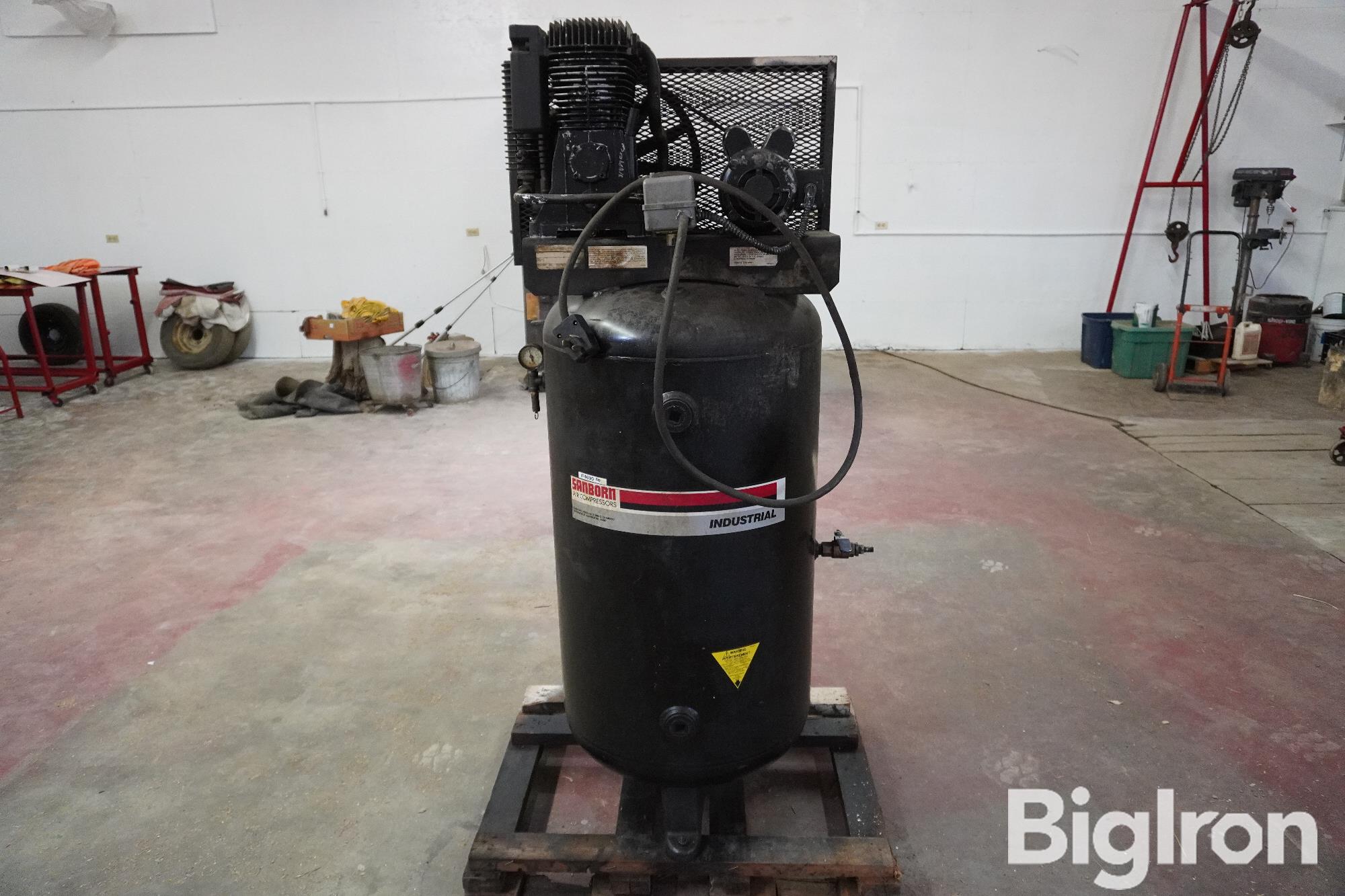 Sanborn 80-Gallon 175 PSI Air Compressor BigIron Auctions