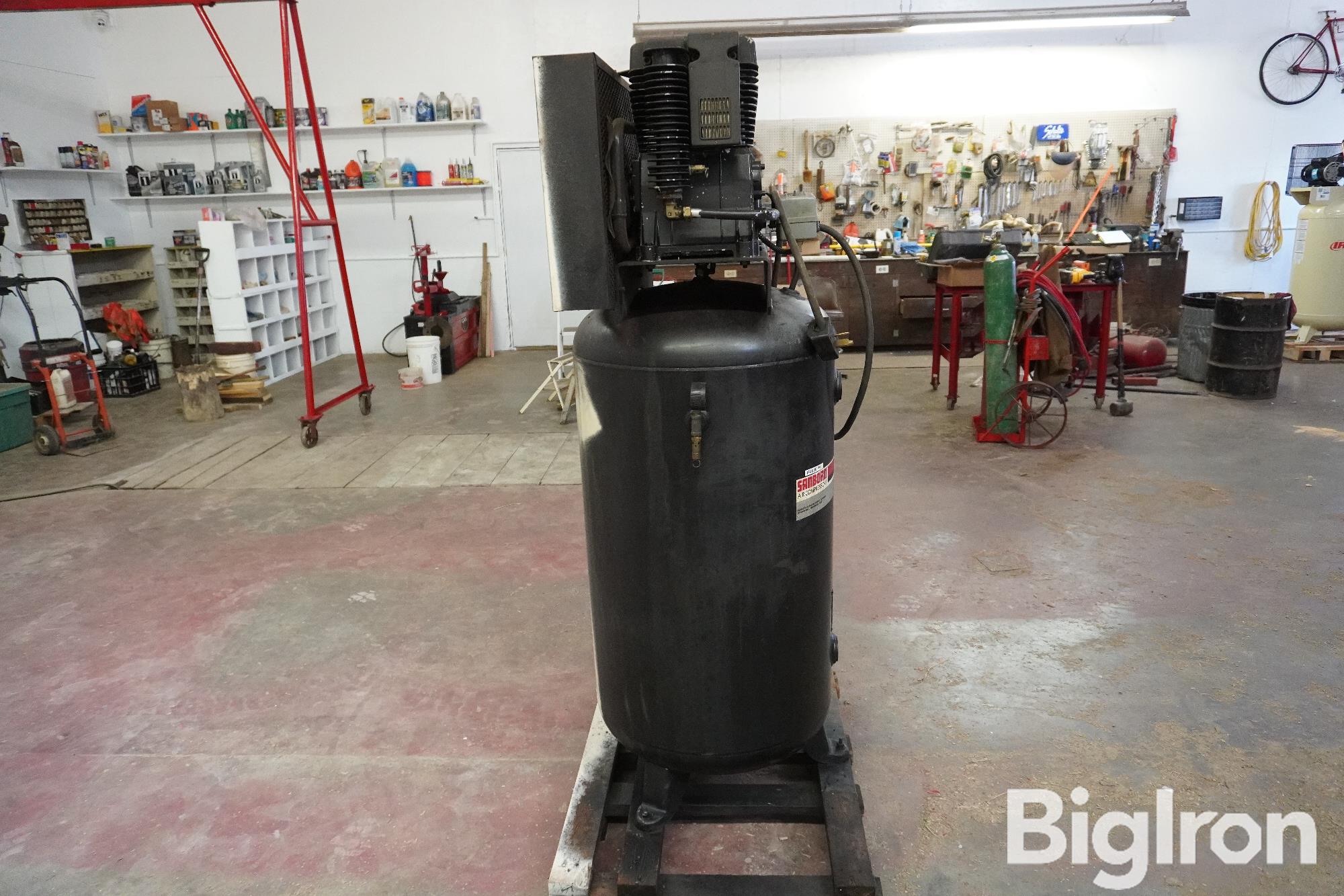 Sanborn 80-Gallon 175 PSI Air Compressor BigIron Auctions