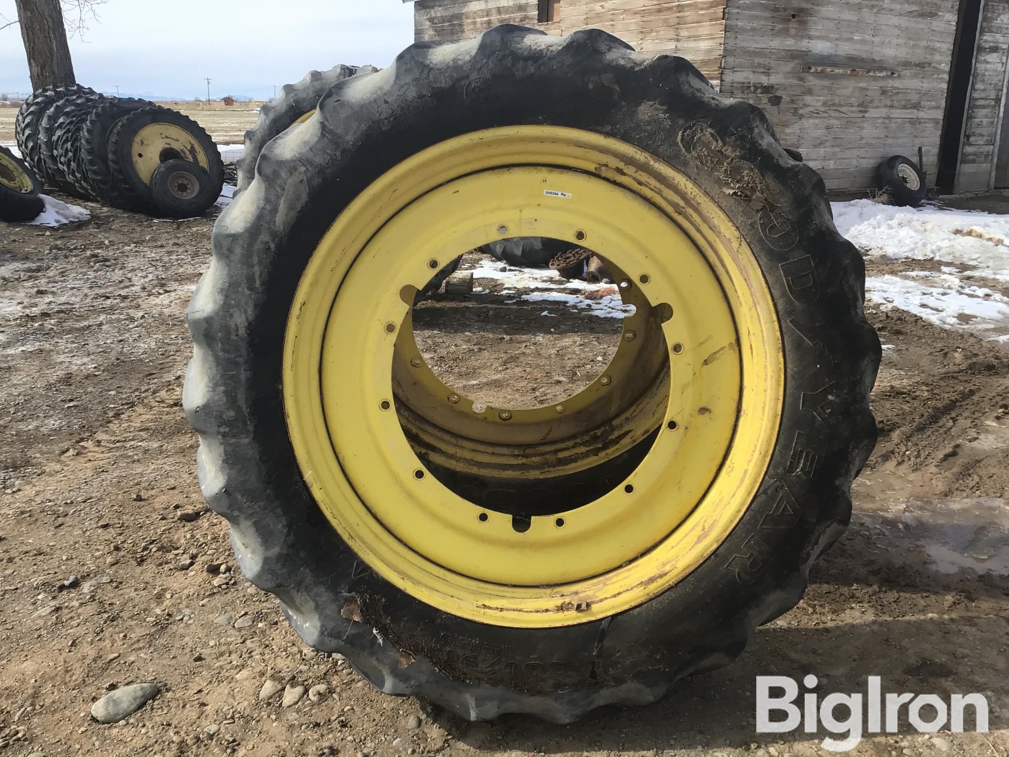 John Deere Tractor Wheels And 38090r50 Tires Bigiron Auctions 