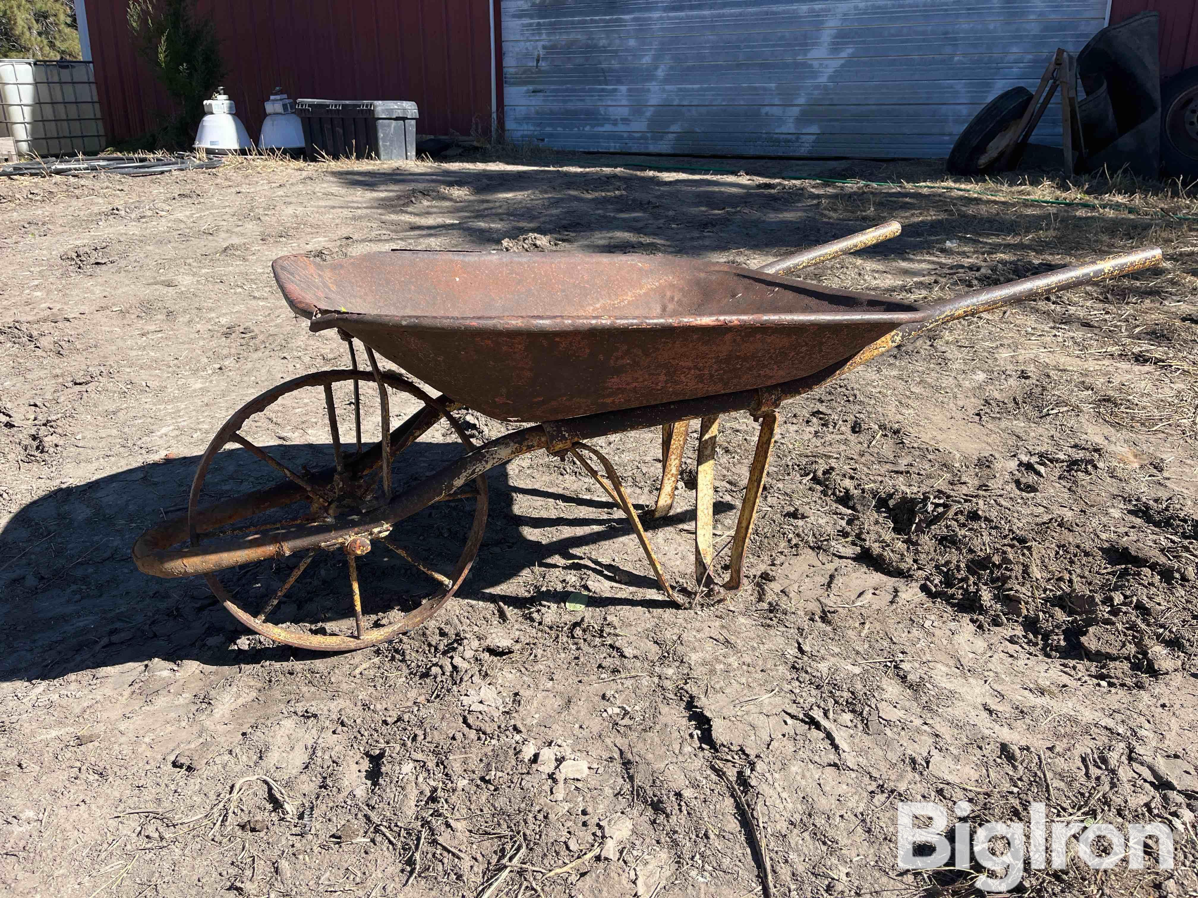 Antique Wheel Barrow BigIron Auctions