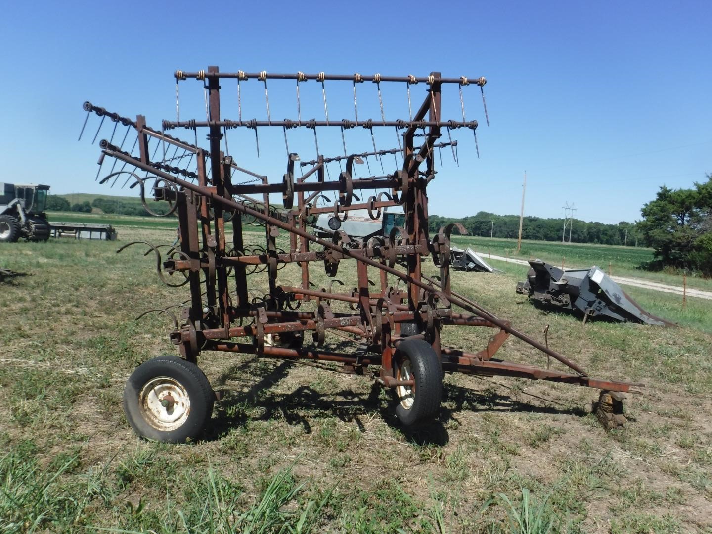 Stan-Hoist 24' Spring Tooth Harrow BigIron Auctions