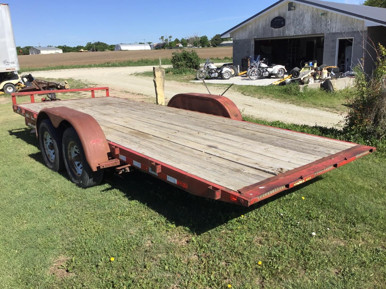 2012 H&H 20' T/A Tilt-Deck Trailer BigIron Auctions