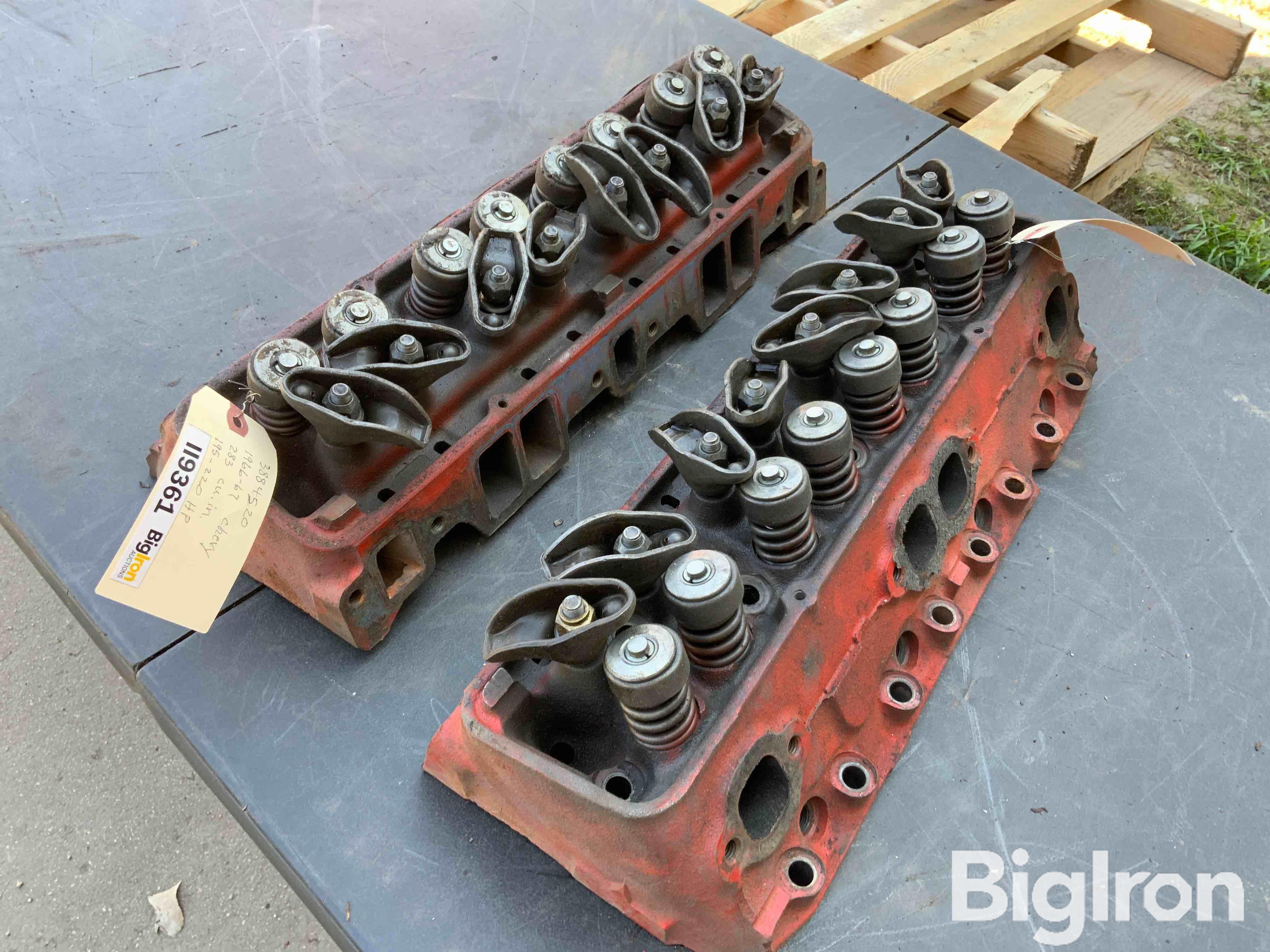 1966-67 Chevrolet 283ci Cylinder Heads BigIron Auctions